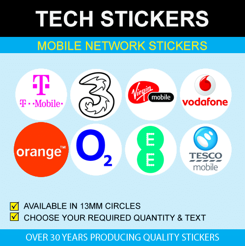 Tesco Mobile Phone Network Stickers Unlocked Any Network Virgin O2 