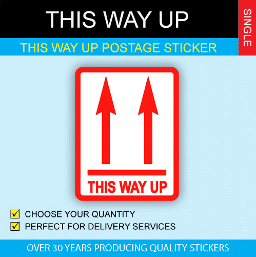 This Way Up Stickers