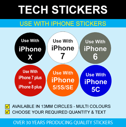Use With iPhone Sticker