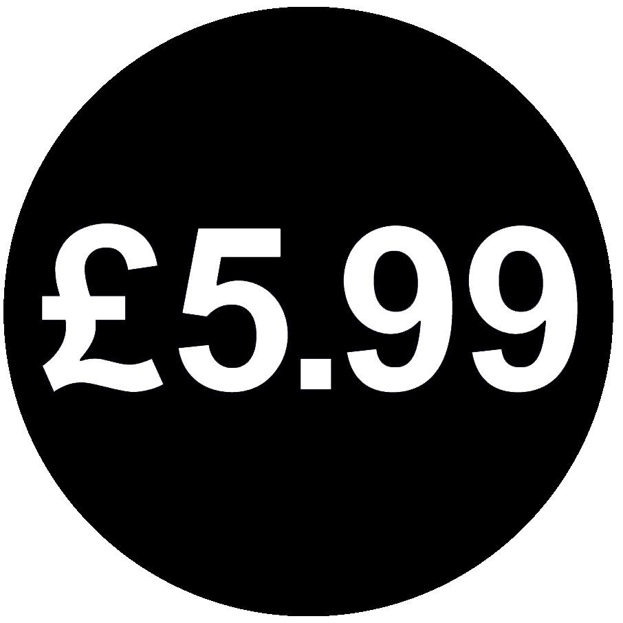 £ Black Price Stickers - 13mm - Picture 37 of 55