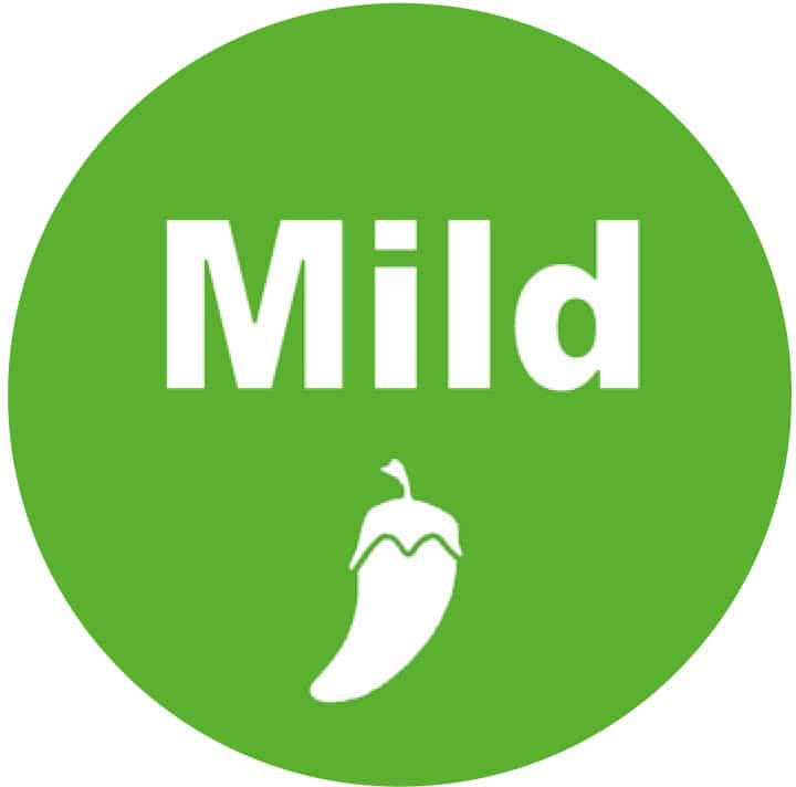 Medium and Hot Food Stickers Mild 