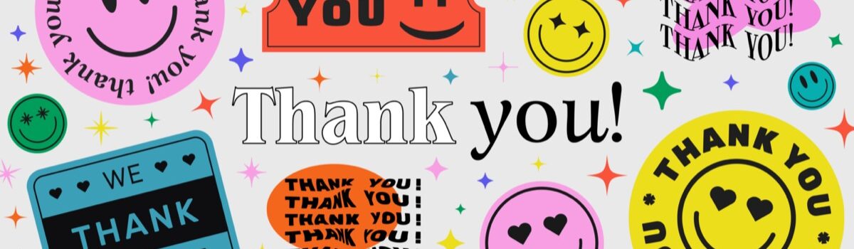 10 Ways to Use Thank You Stickers - Price Stickers