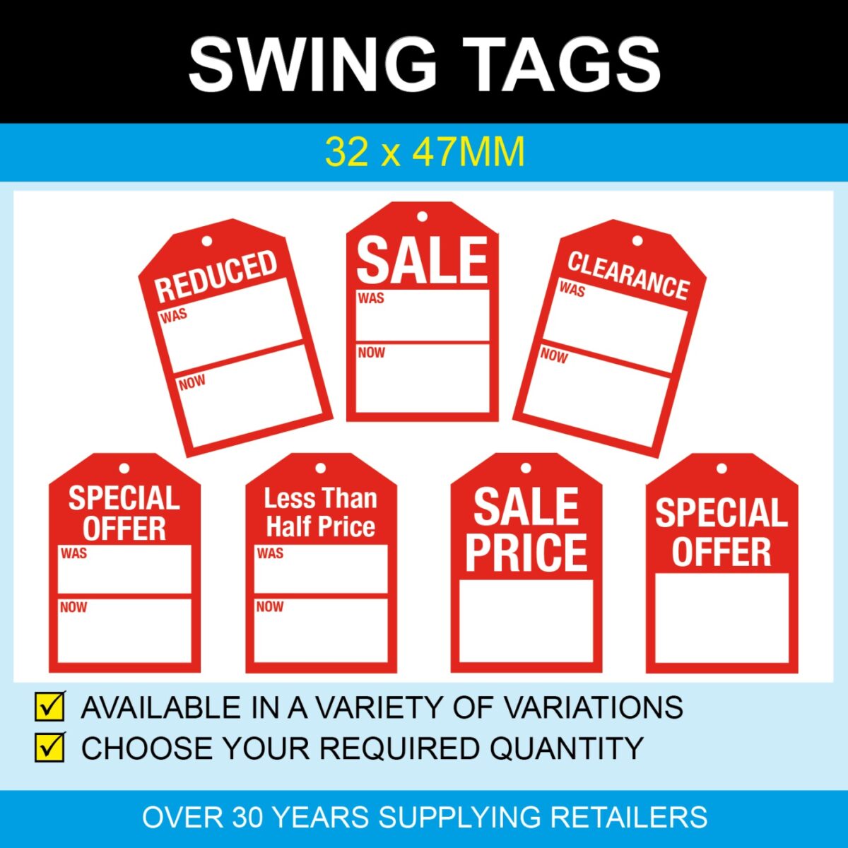 Swing Tags